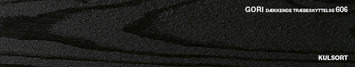 GORI 606 dækkende træbeskyttelse kulsort 0,75 liter